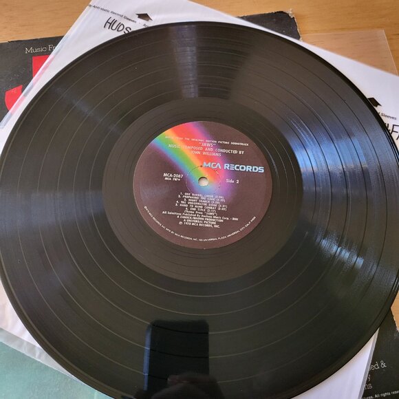 Jaws Original Movie Soundtrack 1975 Vinyl Record MCA-2087 Spielberg Williams LPC - Picture 8 of 10